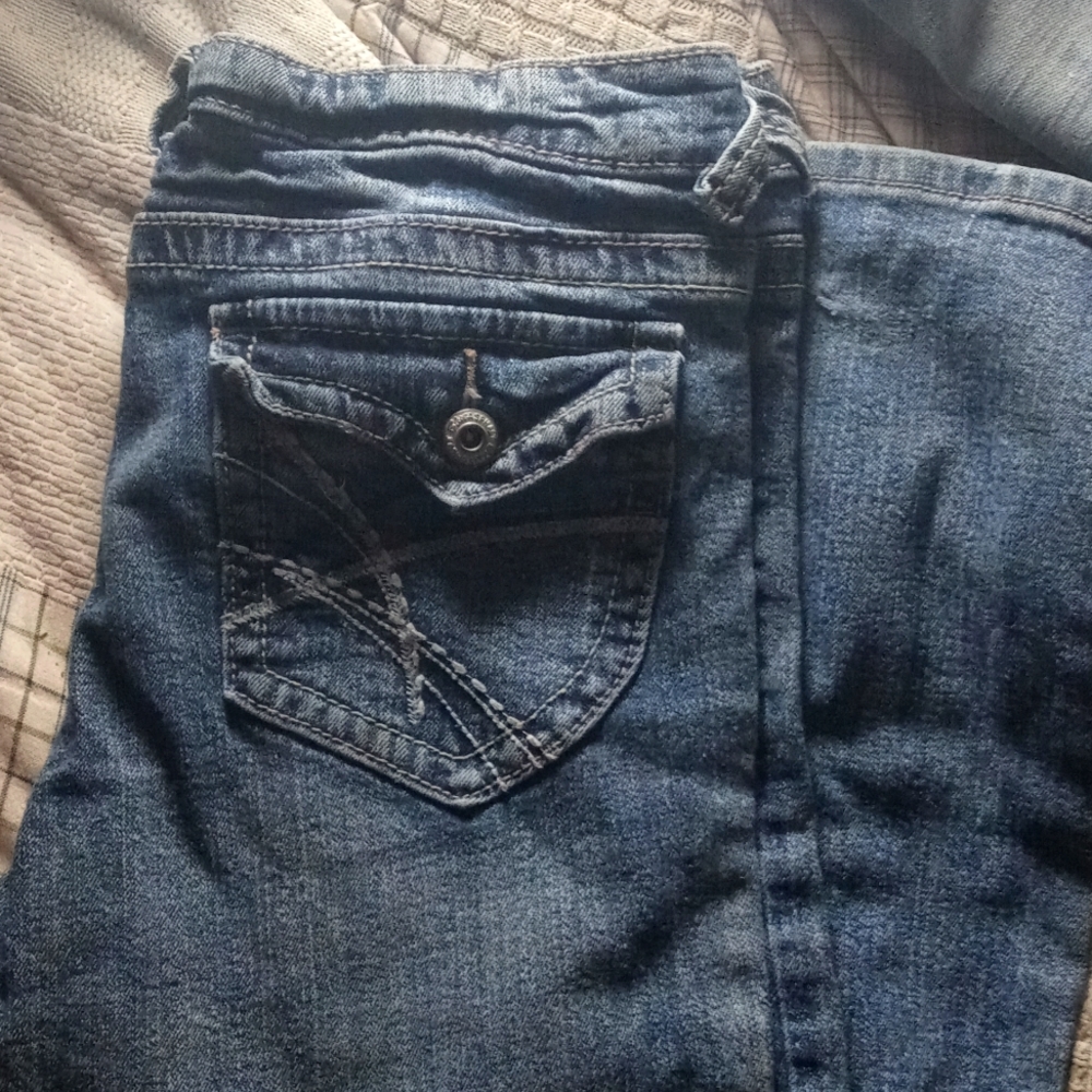 Blue asphalt blue jeans size 7